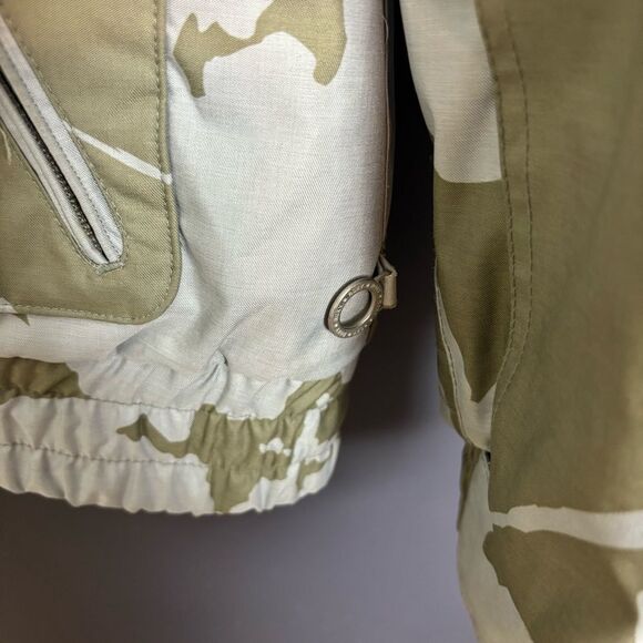 Roxy Women's Snow Ski Coat Winter Jacket Green Grey Floral Hooded Size Large - Picture 10 of 14